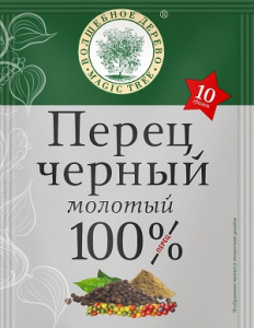 Волшебное Дерево Перец черный молотый  10гр 1/50 №178