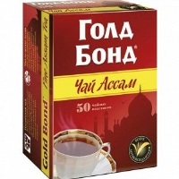 Чай Голд Бонд черн 50пак (100гр) 1/36