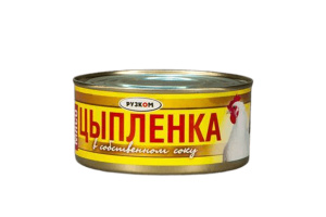Мясо Цыпленка Рузком в с/с ГОСТ 325 г ж/б 1/12
