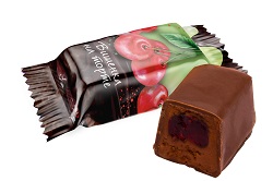 Конфеты СВИТ ЛАЙФ Вишенка на торте помад с какао с мяг ром нач в глаз 1/1/4 Пензен.обл.