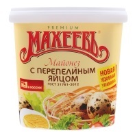 Майонез Махеевъ 820 мл С Перепелиным Яйцом ведро 1/12