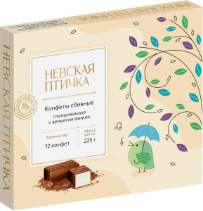 Конфеты х/к Невская птичка 225гр 1/12 Нева КФ