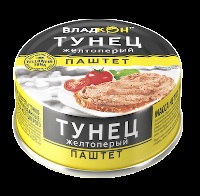 Паштет Владкон Тунец 100 гр ж/б 1/20