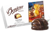 Конфеты х/к Конти-Рус Бонжур Десерт Груша с фран.ванилью 232гр.1/9  15521/18916/20209