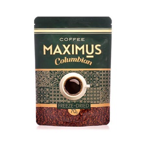 Кофе ДР Максимус Columbian 70гр Дой-пак  1/40