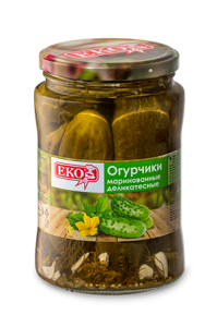 Огурцы ЕКО Деликатесные 680 г ст/б