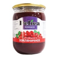 Повидло Делика 600 гр Земляника ст/б 1/8