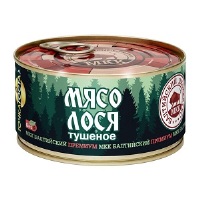 Мясо ЛОСЯ Балтийский Деликатес 325гр 1/18