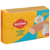 Вафли фас Яшкино 200гр СЛИВОЧНЫЕ ЯВ165 1/24