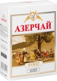 Чай Азерчай  черн 200гр букет (крупнолист) 1/20   1/30