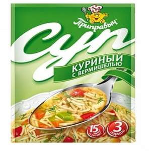 Проксима Суп Куриный с вермишелью 60гр  1/20