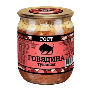 Говядина туш ГОСТ МКК  СТЕКЛО  500гр 1/11