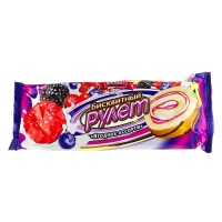 Рулет Русский бисквит 175гр ягодное ассорти  1/14