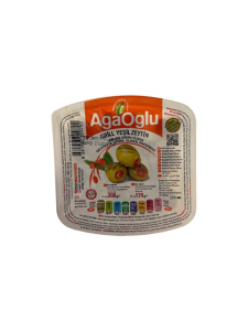 Оливки АгаОглу (AgaOglu)  НА ГРИЛЕ лам 170 гр 1/24 калиб 3XL