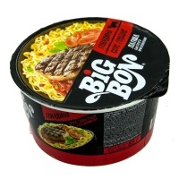 Лапша Биг Бон т/ч ГОВЯДИНА + соус томатный с базиликом 85гр 1/24