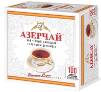 Чай Азерчай  черн бергамот 100пак 1/12