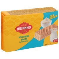 Вафли фас Яшкино 200гр СЛИВОЧНЫЕ ЯВ165 1/24
