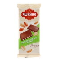 Шоколад Яшкино 90гр молочный Арахис