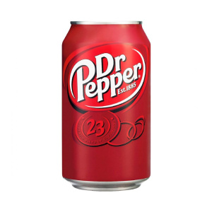 Напиток Доктор Пеппер (Dr. Pepper) 350 мл ж/б 1/24