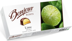 Конфеты х/к Конти-Рус Бонжур Десерт Суфле Лайм 232гр.1/9  12054/20190