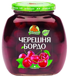 Компот Медведь Любимый Черешня 580 мл ст/б 1/12