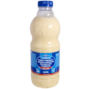 Молоко сгущ Бутылка Сгущеночка 1300гр 1/6 СУПЕР ЦЕНА /молоко сод.продукт/