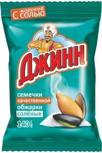 Семечки Джин соленые 140г 1/25