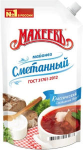 Майонез Махеевъ 400 мл Сметанный 1/20