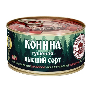 Конина туш ГОСТ МКК  в/с ключ ж/б 325гр 1/18