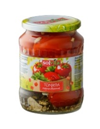 Помидоры СОЛВИТА маринов. 680 г ст/б 1/12