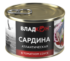 Скумбрия Владкон в т/с ж/б 250 гр 1/24