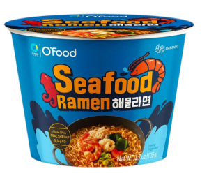 Лапша Ю.Корея Ofood Рамен т/ч с морепродуктами 102гр 1/12