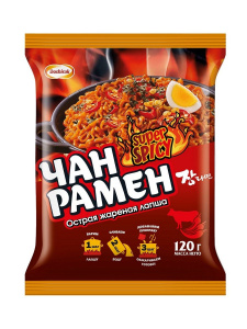 Лапша ЧАН РАМЕН м/у Острая жареная 120 гр 1/20