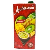 Сок Любимый 1,93л Мультифрукт с мякотью 1/6