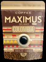 Кофе Максимус  COLOMBIA  АРАБИКА  70гр Дой-пак  1/40