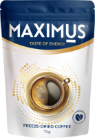 Кофе Максимус STATUS  с доб. молотого кофе 70гр Дой-Пак 1/40