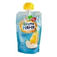 Д/П Пюре Фрутоняня 90гр ГРУША (дой-пак)1/12