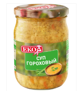 Суп ЕКО Гороховый 520 гр ст/б 1/12