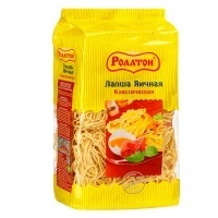 Лапша Роллтон м/у Яичная 400 гр Классическая стандарт 1/10