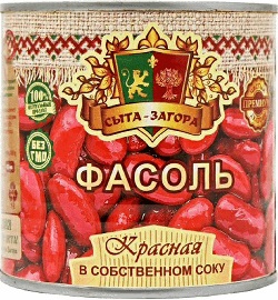 Фасоль Сыта-Загора красная в с/с 425гр ж/б 1/24