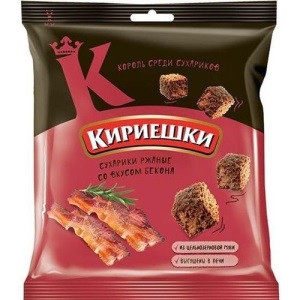 Сухарики Кириешки БЕКОН 40 гр 1/60   БС101