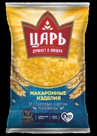 Рожки фас Царь Улитка 400гр гр А в/с 1/15