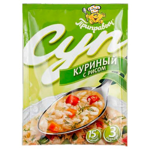 Проксима Суп Куриный с рисом 60гр