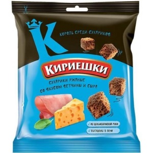 Сухарики Кириешки ВЕТЧИНА-СЫР 40 гр БС106 1/60