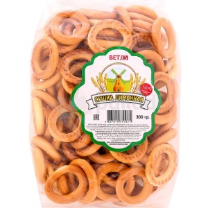 Сушка фас Ветли Лимонная 300гр 1/8