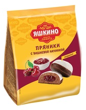 Пряник фас Яшкино 350гр с вишневой нач ЯП906 1/8
