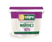 Майонез SolPro 10 л ( 9,7кг ) Провансаль 60% ведро