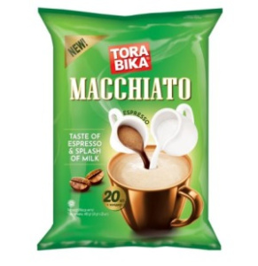Кофе Капучино ТОРАБИКА Macchiato 25гр БЛОК 20шт 1/12 (ЗЕЛЕНЫЙ)