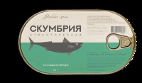 САЛАТ из Скумбрии РЫБНОЕ МЕНЮ филе-кусочки с сладким перцем 175гр ж/б 1/24 №263