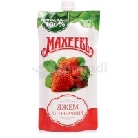 Джем Махеев 300 гр Клубника дой-пак 1/16